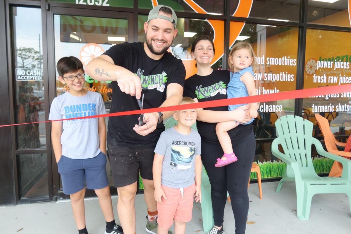 ChrisGregoris's tweet photo. Congrats to Joey Picos &amp; Fam!! Kwench Juice Tampa is officially open. https://t.co/csuwYAYNfc