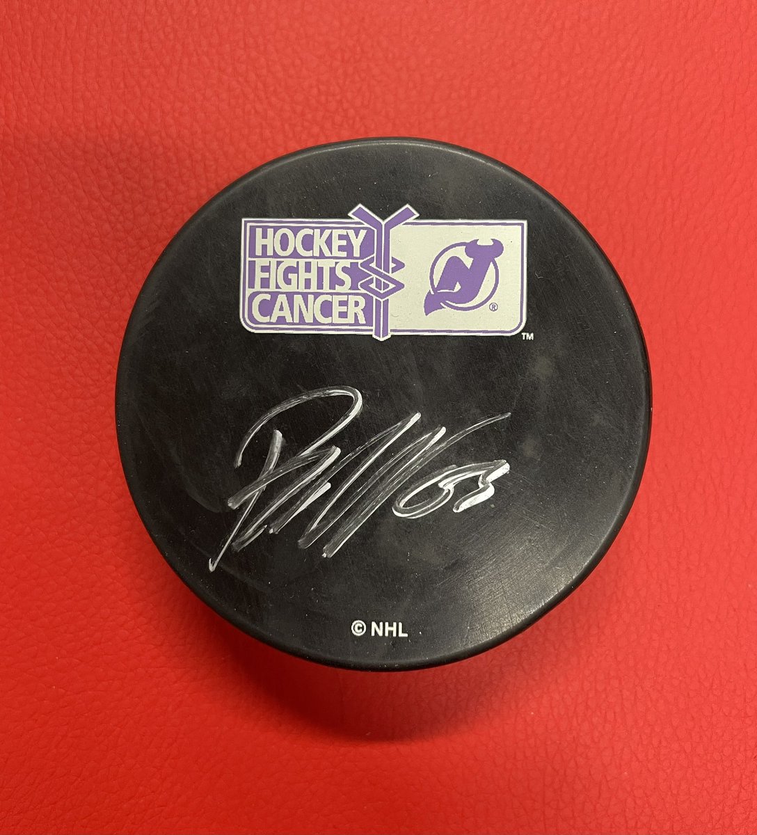 ACoronaNJD's tweet photo. 🚨Devils giveaway🚨

We’re giving away this autographed Jesper Bratt Hockey Fights Cancer puck!

To enter, simply RT (and make sure you’re following us). 

For a bonus entry, subscribe to our YouTube and DM us a screenshot as proof! https://t.co/REGakmAH4v

CC: @TheBrattPack63 https://t.co/BJbDbrqrBL