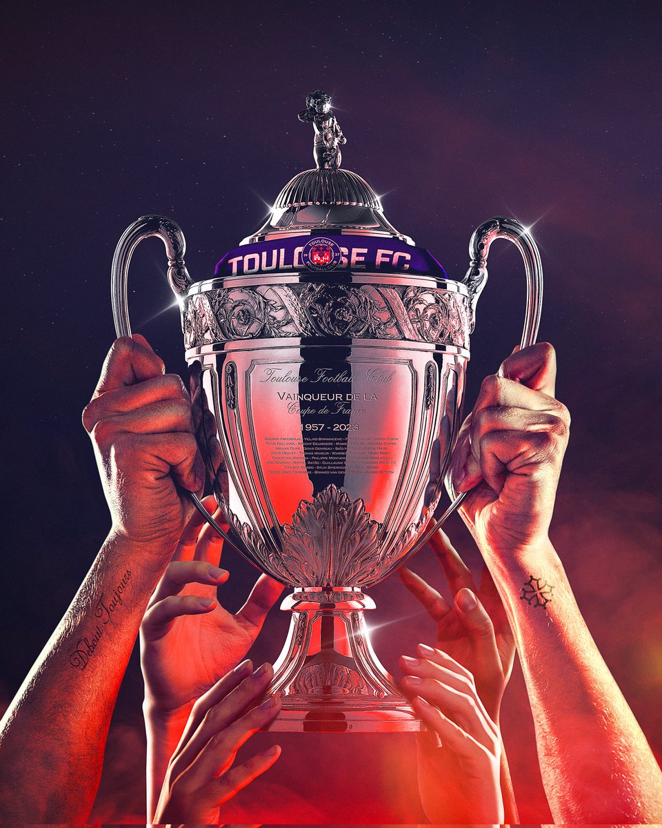 zefrenchmerguez's tweet photo. Forza tolosa #CoupeDeFrance merci @ToulouseFC https://t.co/d3YVjCyzq8