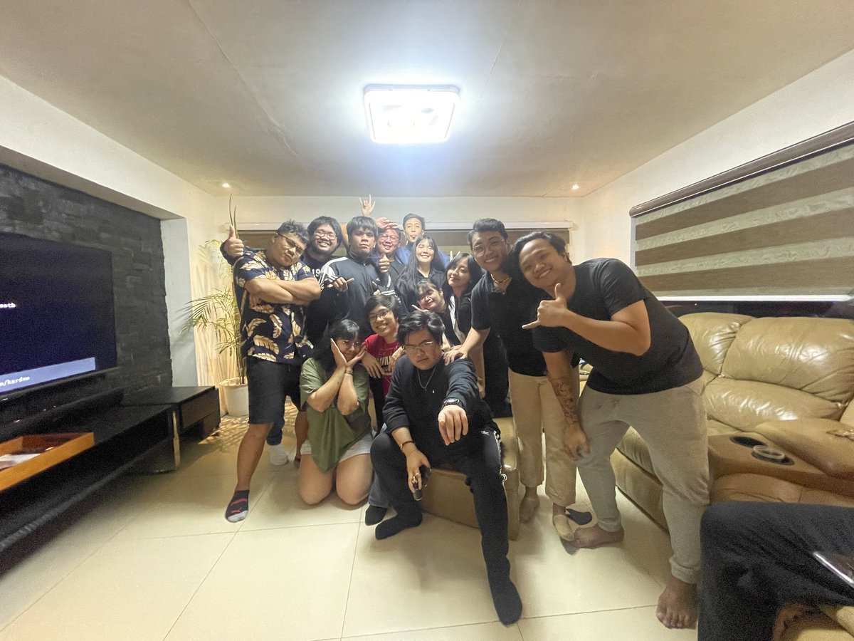 TCE party. Will always remember this night. I know the next one's not going to be anytime soon.  Love y'all.
🥢🎤🍻🃏🍾🌅