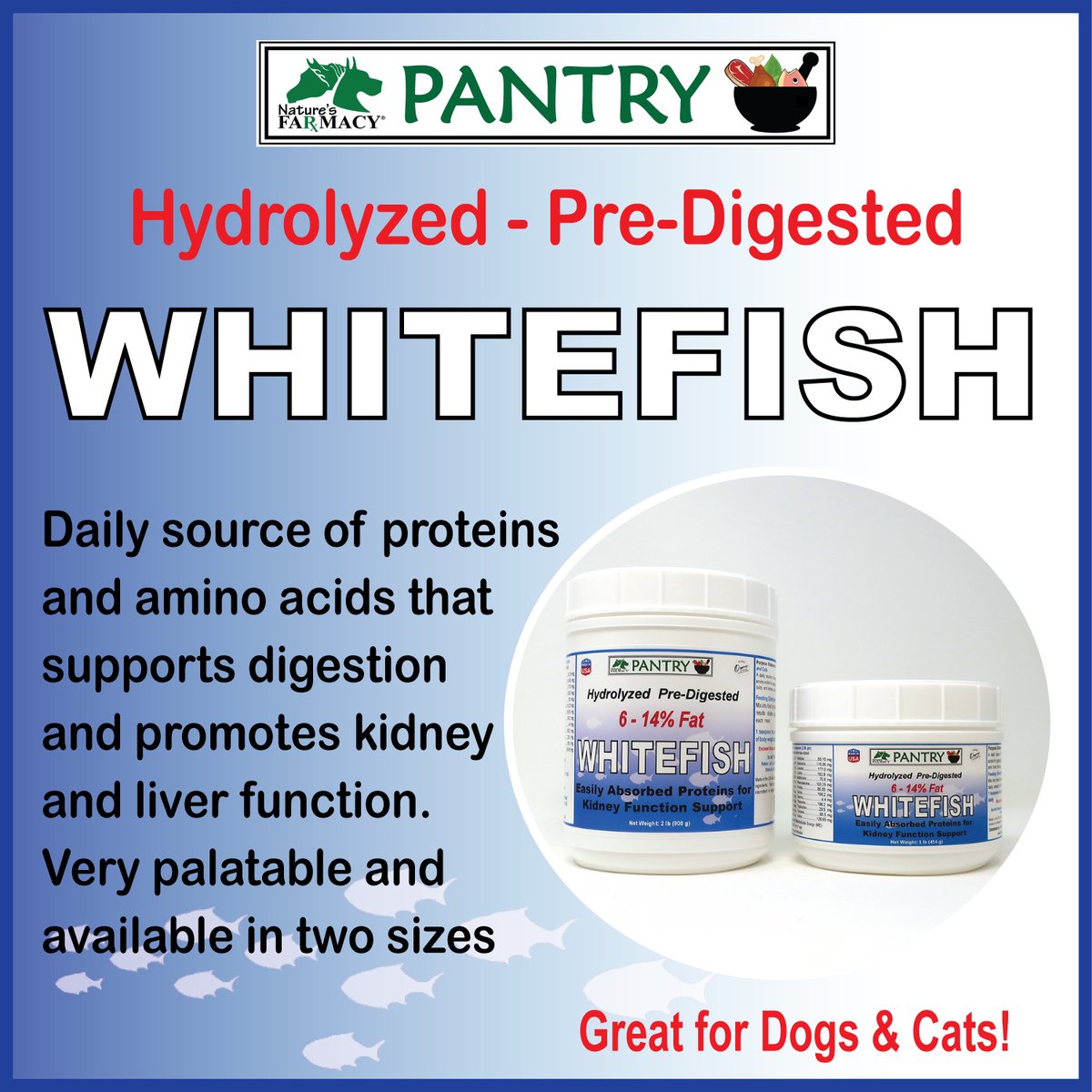 naturesfarmacy2's tweet image. Hydrolyzed Whitefish is a daily source of essential proteins and amino acids for supporting protein digestibility and kidney and liver function.

naturesfarmacy.com/whitefish-supp… 

#dogjointhealth, #dogjointcare, #dogjointpain, #dogarthritis, #dogjointsupplements, #dogjointdiet, #dogjo...