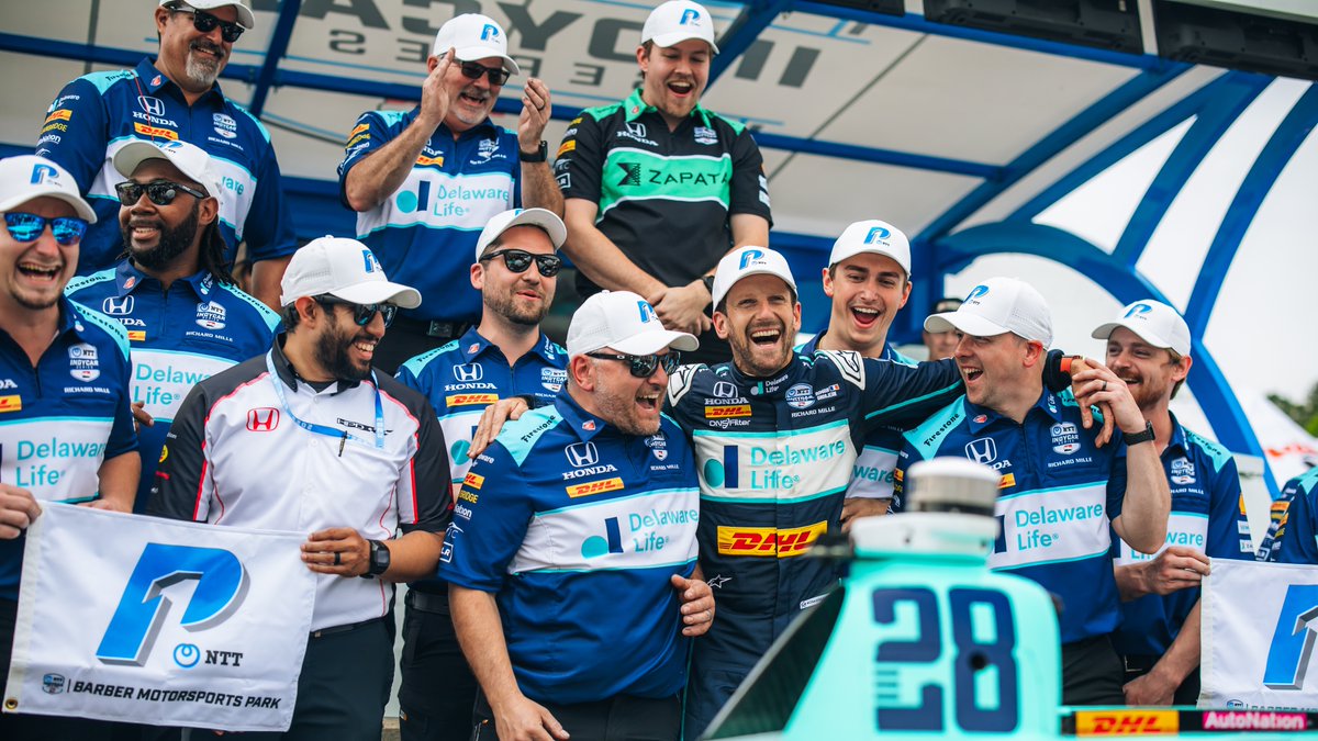 AndrettiIndy's tweet photo. Mechanical issue yesterday. Pole today! 👏

#INDYCAR // #INDYBHM https://t.co/38TfFQW0ol