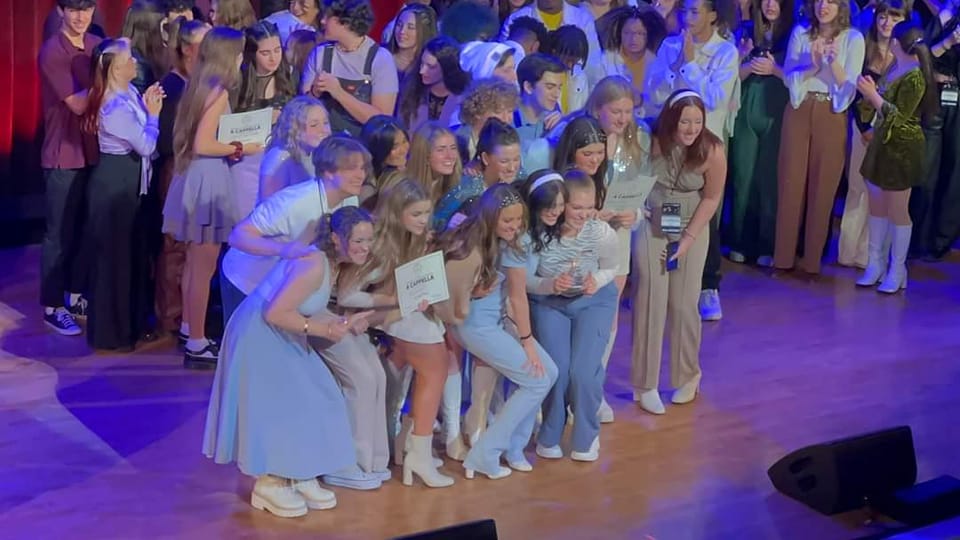 ArgyleISD's tweet photo. Congratulations 🎉 to Argyle High School's REMEDY A CAPPELLA! They finished 3RD at the International Championship of High School Finals in New York on Friday!

What an incredible experience for these talented Eagle students and director Evan Ramos!

We are #ArgyleProud! 🦅 https://t.co/Zcd7lKDL3M