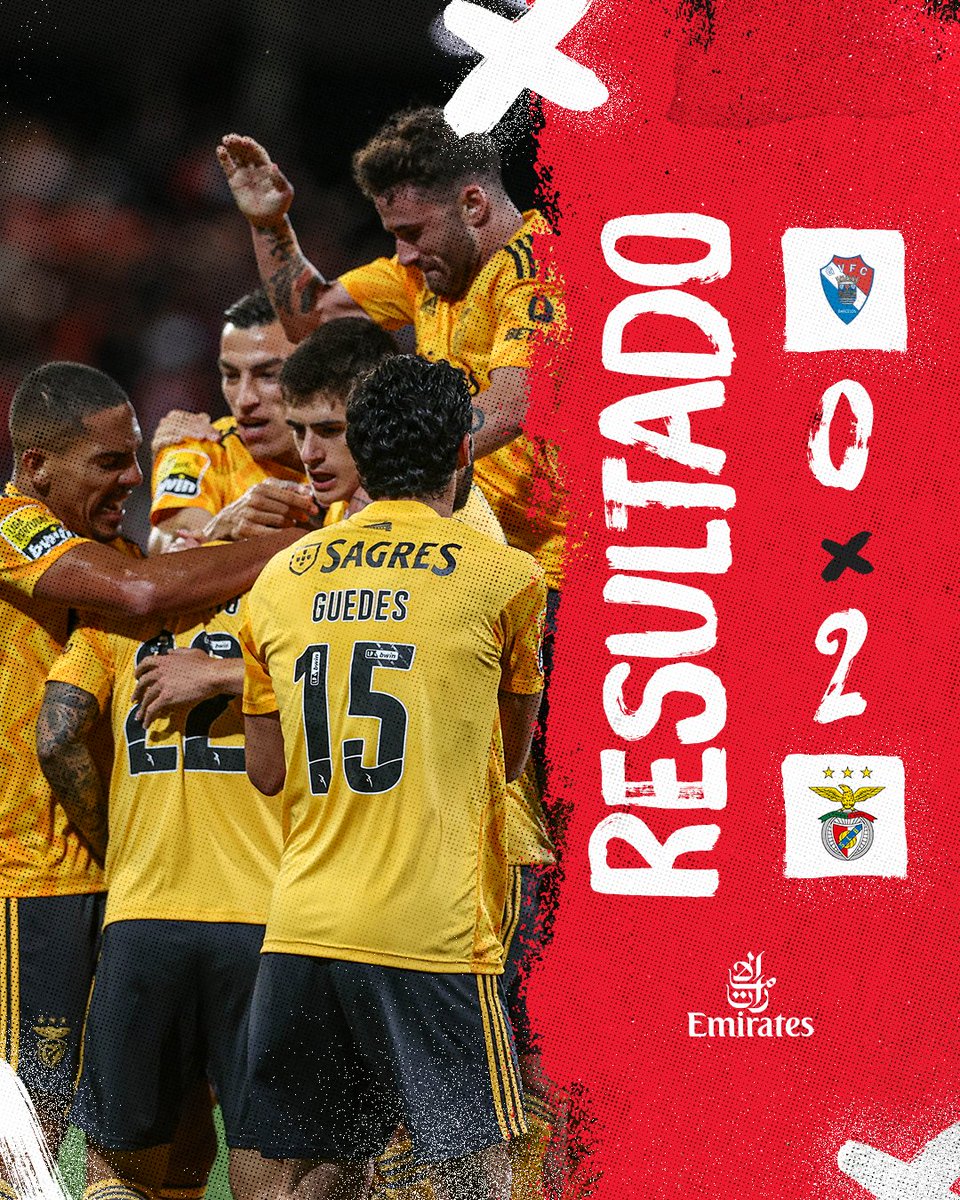 ⏹️ 𝟑 𝐩𝐨𝐧𝐭𝐨𝐬 em Barcelos! 🔴⚪

#EuAmoOBenfica • #GVFCSLB • #Emirates