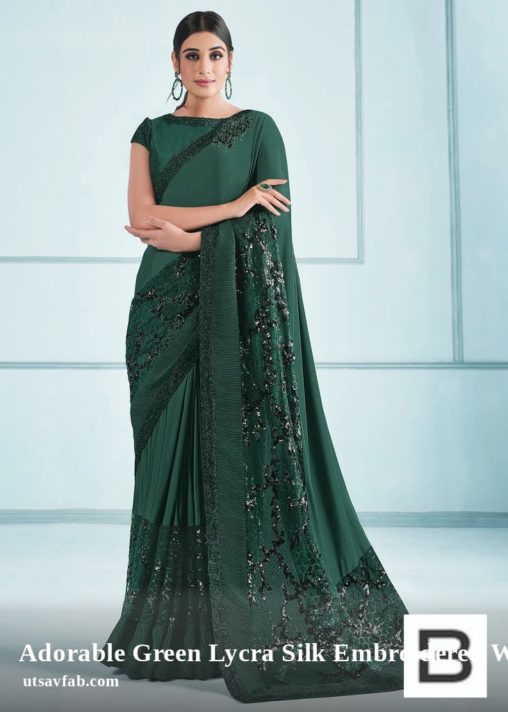 utsavfab's tweet photo. Adorable Green Lycra Silk Embroidered Work Utsav Sari For Party utsav13142
by UTSAV FAB starting at $85.00. 
whats app at +1 919 590 5389
#utsav #utsavfab #utsavfashion #saree #salwar_kameez #lehenga https://t.co/mi3NRQdoWX