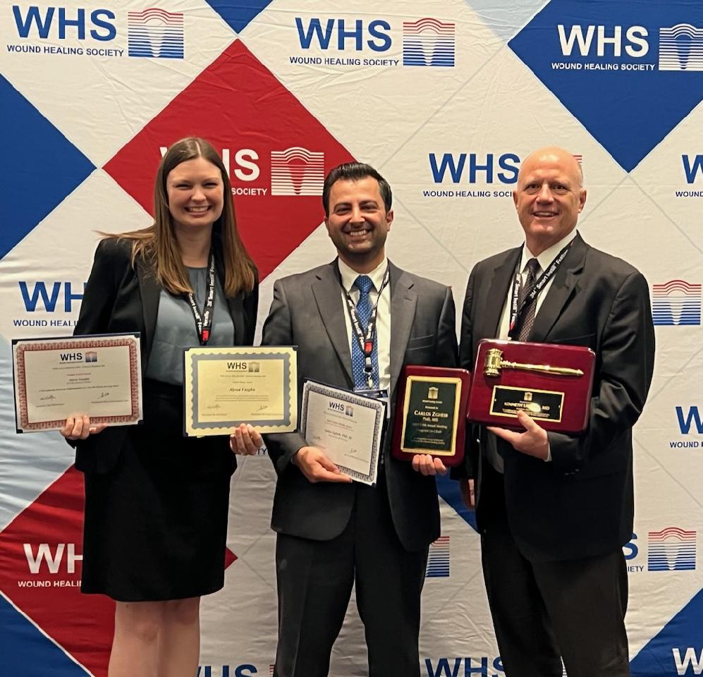 Anisha (@anishtastic) on Twitter photo Noteworthy accomplishments by <a href="/AlyssaVaughnMD/">Alyssa Vaughn, MD</a> <a href="/DrCarlosZgheib/">Carlos Zgheib, PhD, MS</a> and Dr. Ken Liechty. Go LFRB!!! #Research #Woundhealing2023 Noteworthy accomplishments by <a href="/AlyssaVaughnMD/">Alyssa Vaughn, MD</a> <a href="/DrCarlosZgheib/">Carlos Zgheib, PhD, MS</a> and Dr. Ken Liechty. Go LFRB!!! #Research #Woundhealing2023