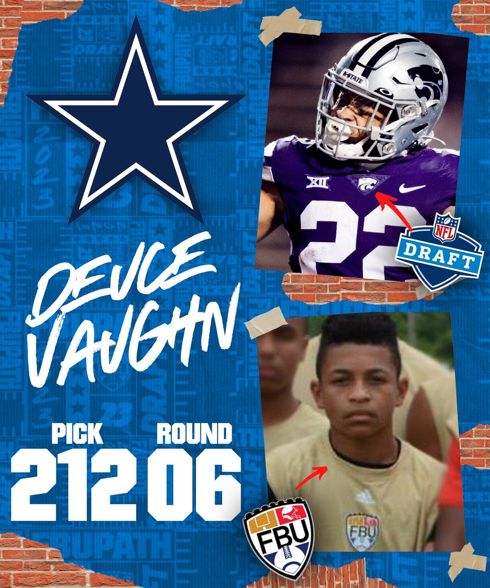 DRAFTED✅

Congratulations to #FBUPathAlum Deuce Vaughn on being selected by the Cowboys in the 2023 NFL Draft 👏

Congratulations to this #FBUPathAlum 🔥

#FBU #GetBetterHere