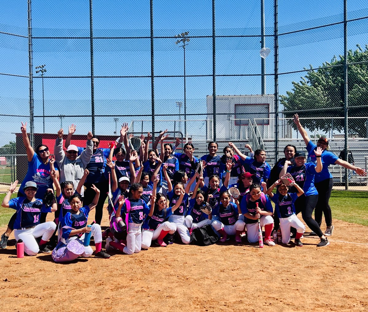 🎉WE'RE GOING TO THE PLAYOFFS!🎉
 Our softball team showed up today and defeated T.A. Sims, 8-2. Way to go, Lady Roadrunners!💪⚾ <a href="/FortWorthISD/">Fort Worth Independent School District</a> <a href="/Drmamouton/">Dr. Marion Andre Mouton</a>