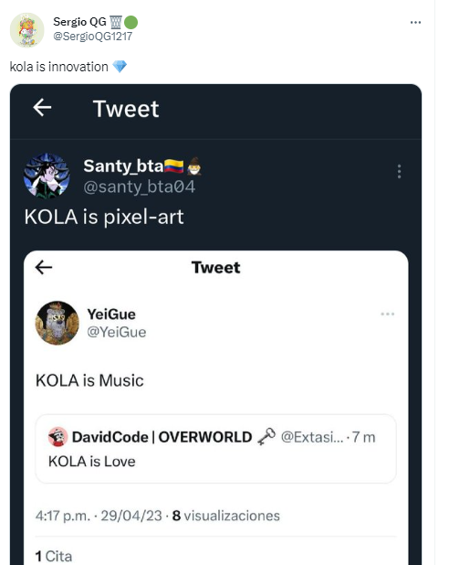 siirel's tweet photo. KOLA IS ENTHUSIASM 🥰 https://t.co/6q0Zsc0n3S