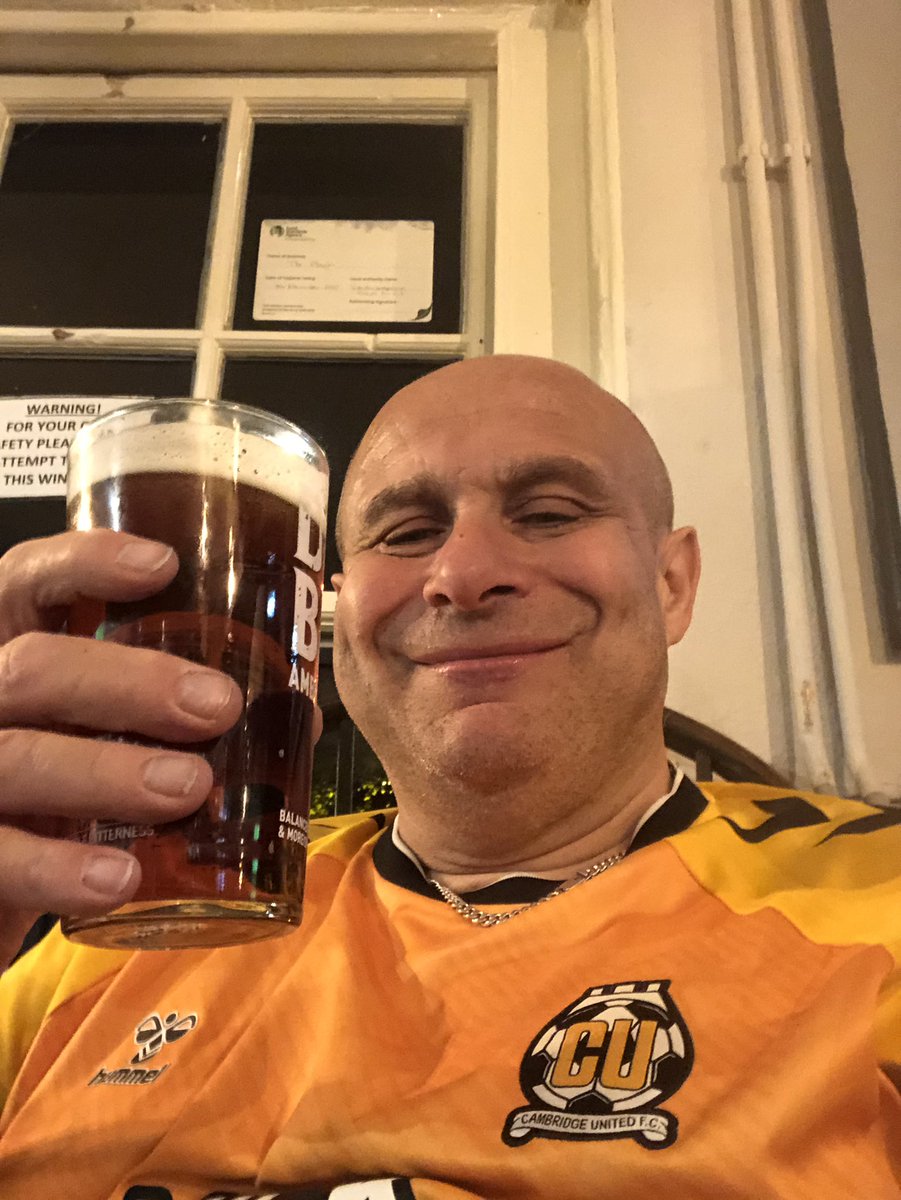 Camb_65's tweet photo. @CambridgeUtdFC That 425 mile drive was so worth it. As always,,keep the faith!!!Cheers🍺 https://t.co/hNSz6w29NU