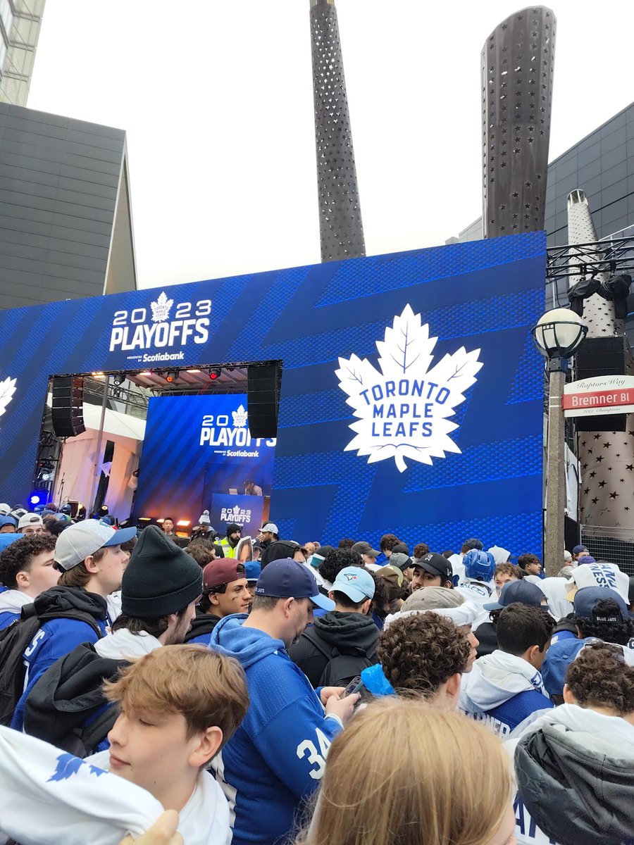 We here! Let's Go Leafs! #LeafsTailgate #LeafsForever