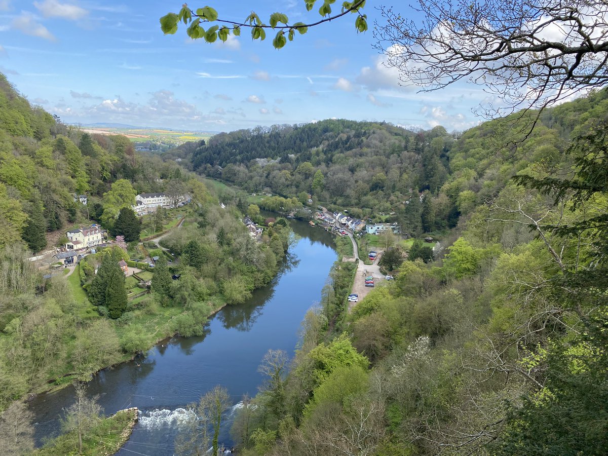 Symonds Yat was looking beautiful today
