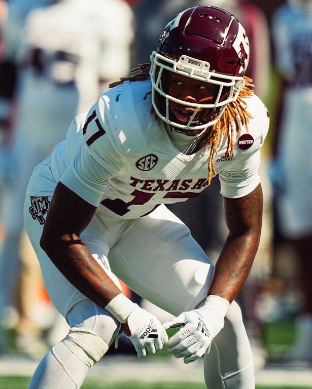 Indianapolis selects Texas A&M CB Jaylon Jones 221st overall 🔵 Jones allowed only 94 yards last season (fewest among CB's)