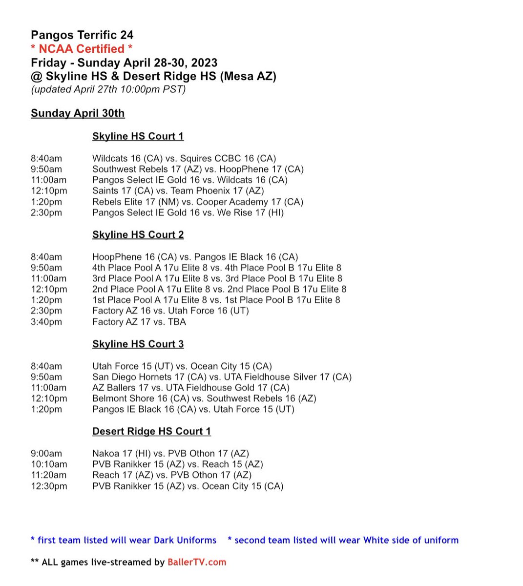 Terrific24FCP's tweet photo. #PangosTerrific24 by @FCPPangos @Trigonis30 all games live &amp; replay @ballertv https://t.co/Qd3t5DgPgL 

@ Skyline HS (845 S. Crismon Rd)

Schedule &amp; Scores:  https://t.co/keW7syD64Q

College coaches  👀 https://t.co/fsIjX42icC

@NBNMagazine @Spalding https://t.co/1DYNEUaqlY
