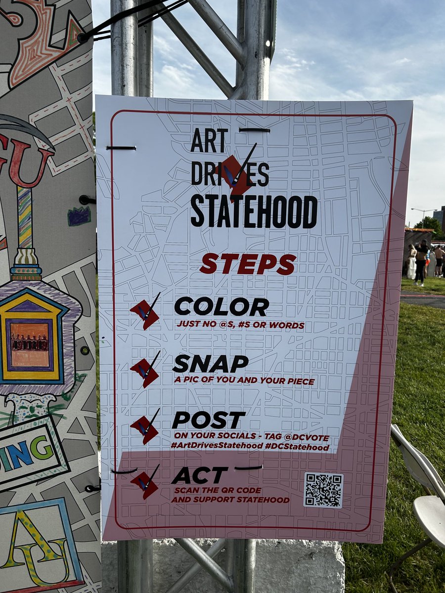 DCVote's tweet image. #ProjectGlow #ArtDrivesStatehood
