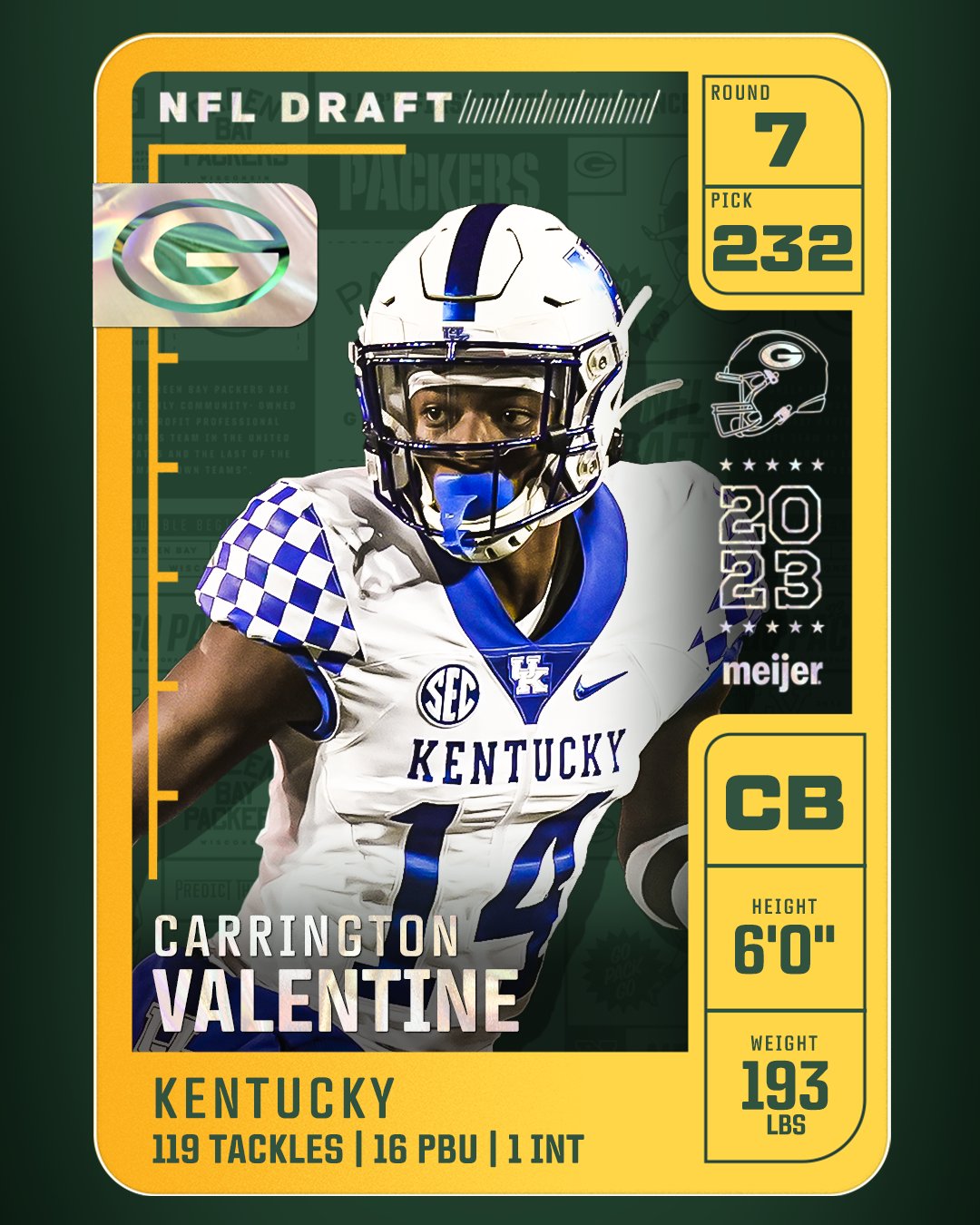 Valentine Carrington nfl jersey