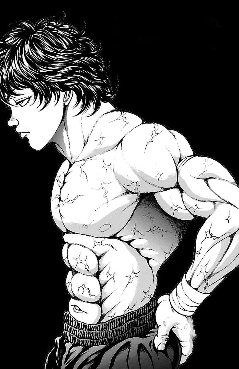 LegendaryGMusty's tweet photo. When I found out that Baki Hanma was the same height as me it really changed my outlook on life https://t.co/e4UTbBzHHc