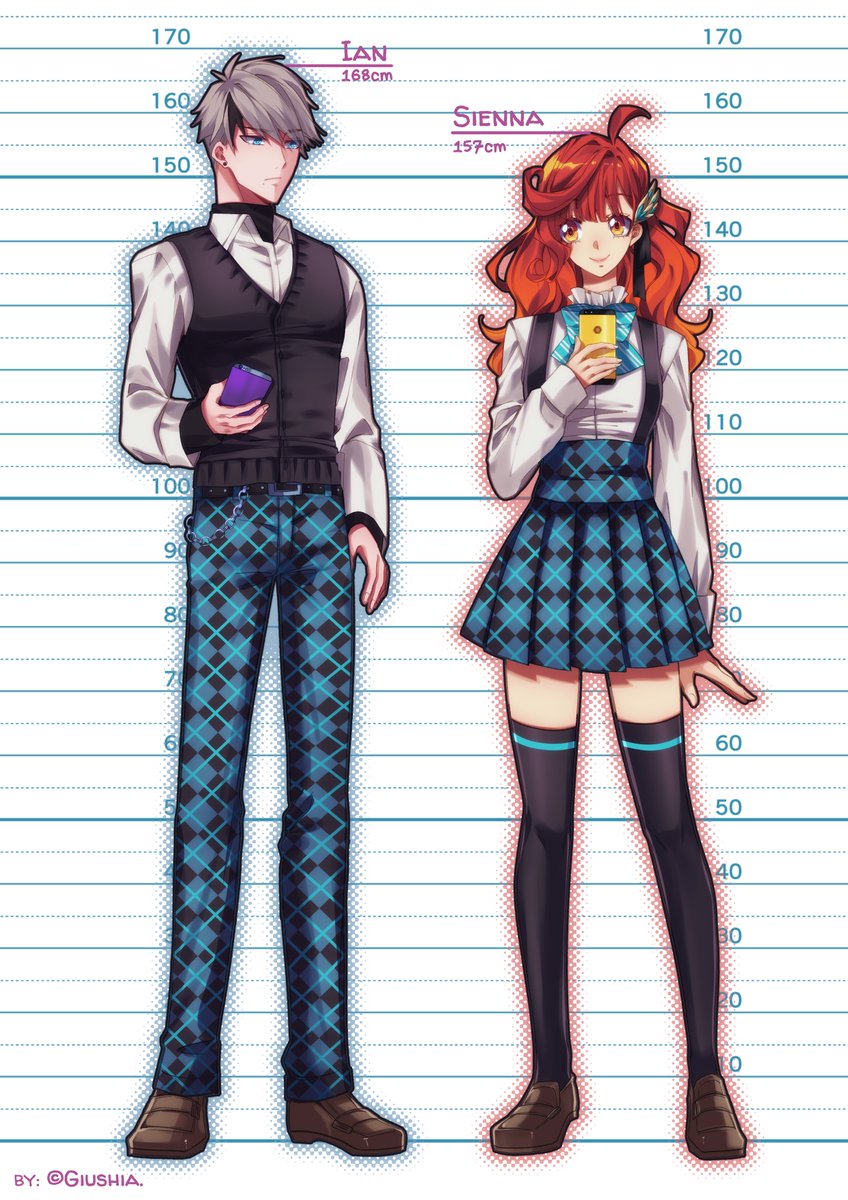 I'd like you to meet my OCs, these are Ian and Sienna 💬✉️
And I hope you'll like their story, because I want to bring it to you very soon 💟