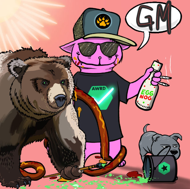 There are 2 new badges with Customs for our <a href="/BlazedCats/">BLAZEDCATS.ETH</a> A blue check mark to the face with spacebots?!🤣🛸A party bear!😆change your NFT on opensea gas free #qnft <a href="/qNFTHUB/">qNFT HUB</a> <a href="/awardable_gg/">AWRD · Awardable</a> #badges #awardable