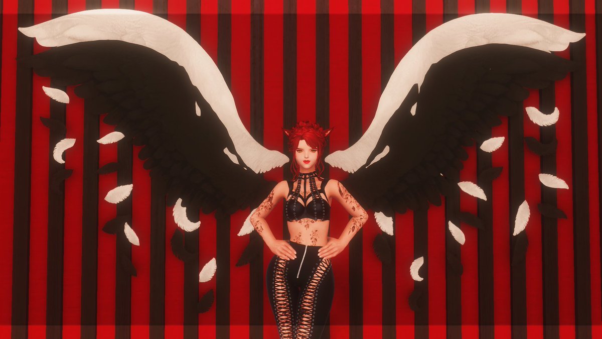 Kyrie_XIV's tweet image. Am I your angel? Devil? Whatever you prefer, just know I am my own person.

#aveyposes || #SquidStudio || #purplecocoon || #miqote || #imerismods || #gposers || #FFXIVScreenshots || #ffxivsnaps