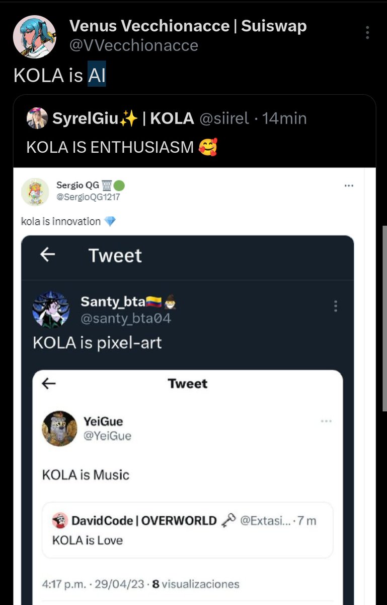 KOLA is Peace And Success