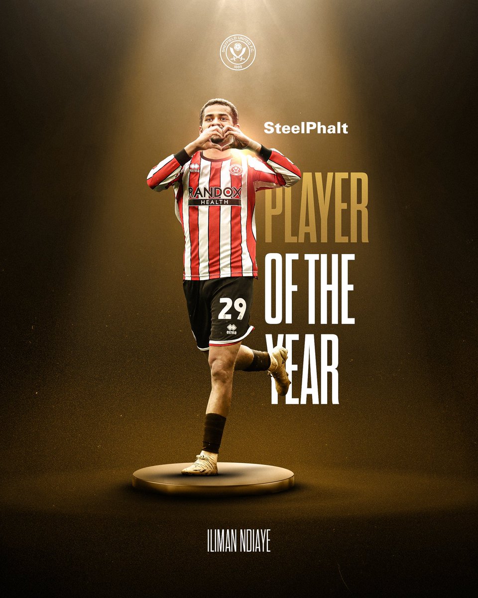 SheffieldUnited's tweet photo. Player of the Year. 🏆

Unbelievable, Iliman Ndiaye. ⭐️ https://t.co/dam0LfRdKi