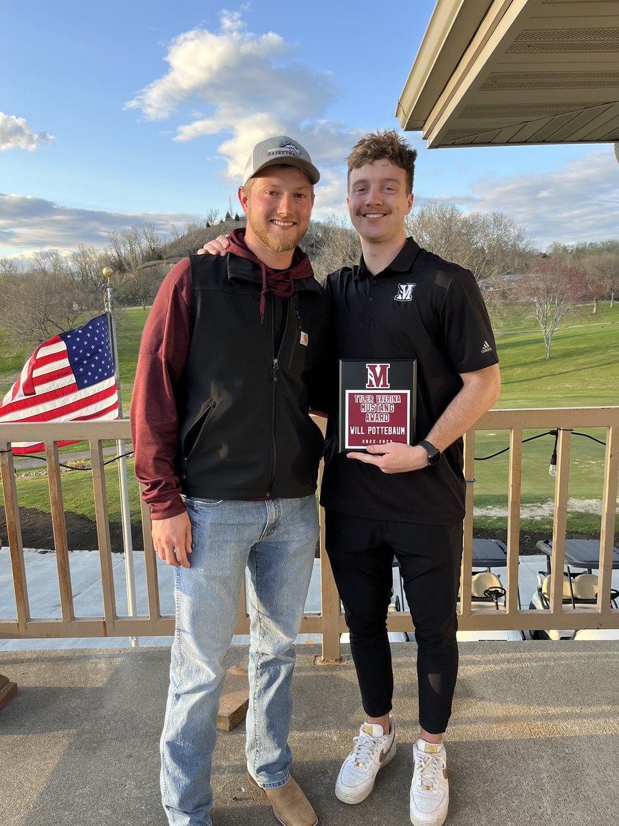 It was an exciting night at the end of the year banquet. I was more than honored to pass the 2023 “Tyler Vavrina Mustang Award” off to <a href="/wpottebaum/">Will Pottebaum</a>. This couldn’t go to a more deserving guy!