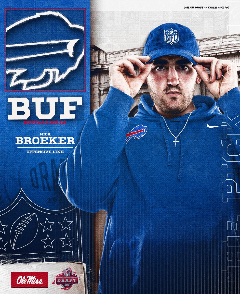 Nick Broeker to the <a href="/BuffaloBills/">Buffalo Bills</a> ‼️

<a href="/NickBro3ker/">Nick Broeker</a> | #NFLDraft