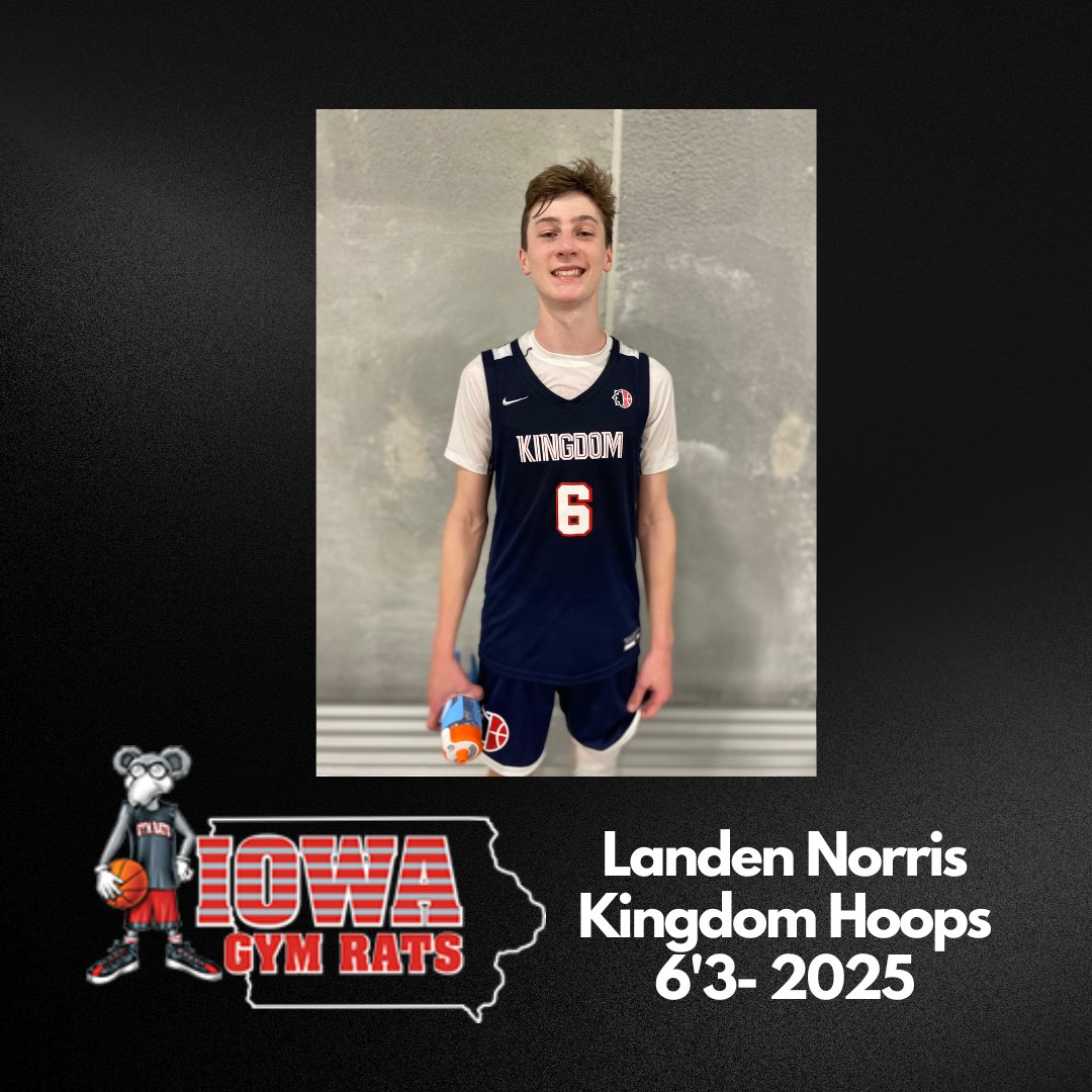 Landen Norris - 6’3 2025 - Kingdom Hoops Navy / Knoxville

Solid guard with good feel and touch around the rim. Takes the ball hard to the lane and can finish creatively with both hands. Showed a good looking jumper, hitting two three balls this afternoon.

#MidwestLive