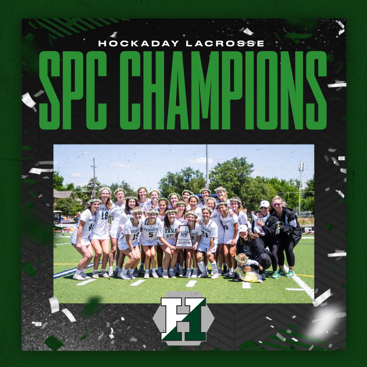 HockadayATH's tweet photo. Hockaday Lacrosse are your SPC CHAMPIONS!! #GoDaisies #HVL #ProtectTheMeadow #HockadayvsEveryone https://t.co/TKF83YyVe0