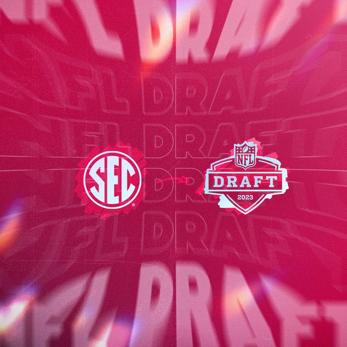 PeterBurnsESPN's tweet photo. Most NFL Draft Picks by conference:

2023 - SEC
2022 - SEC
2021 - SEC
2020 - SEC
2019 - SEC
2018 - SEC
2017 - SEC
2016 - SEC
2015 - SEC
2014 - SEC
2013 - SEC
2012 - SEC
2011 - SEC
2010 - SEC
2009 - SEC
2008 - SEC
2007 - SEC 

17 Years in a row for the @SEC. https://t.co/RiTXca7LNv
