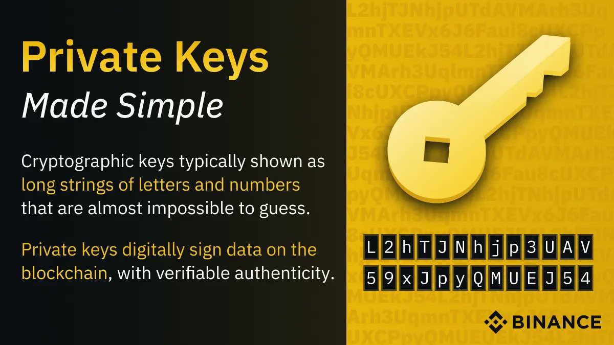 Binance on twitter private keys made simple for cryptocurrencies a