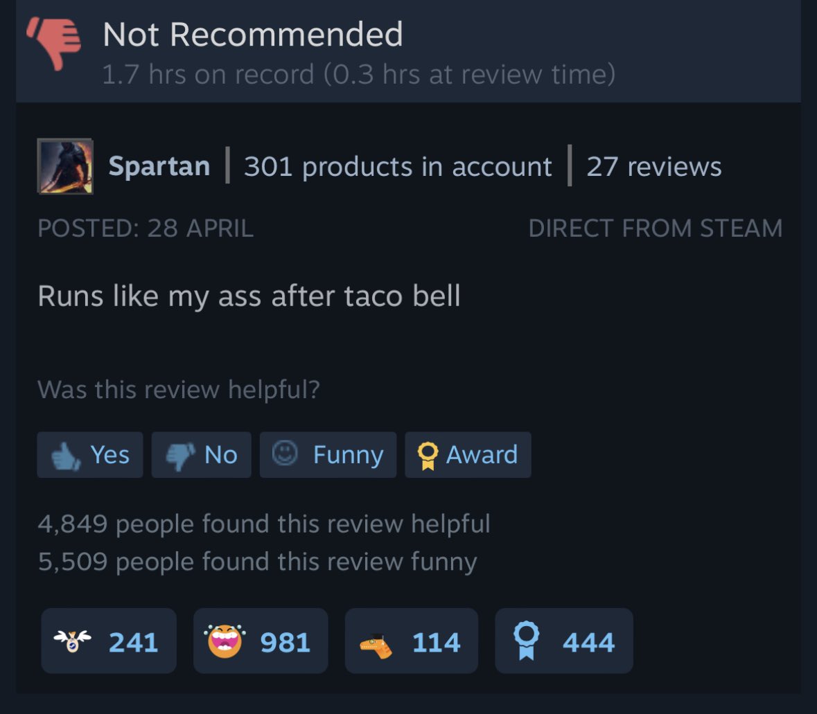 RT @tomwarren: me: is Star Wars Jedi Survivor good on PC?

steam reviewer: https://t.co/RkgKK6wzFI