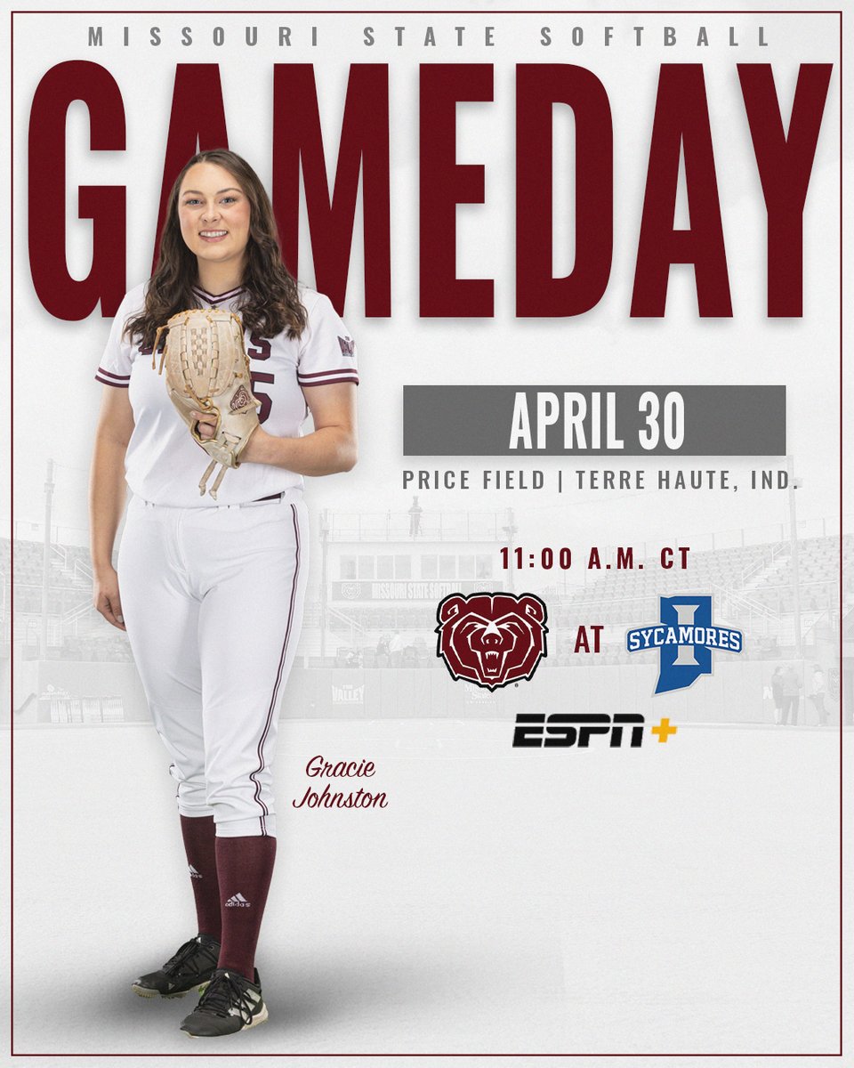 Ready for a battle 😤

🆚 at Indiana State
📍 Price Field | Terre Haute, Ind.
⌚️ 11:00 a.m. CT
📺 es.pn/3LimEAq
📊 bit.ly/2N2ZO13

#Team55 I #MSUSoftball