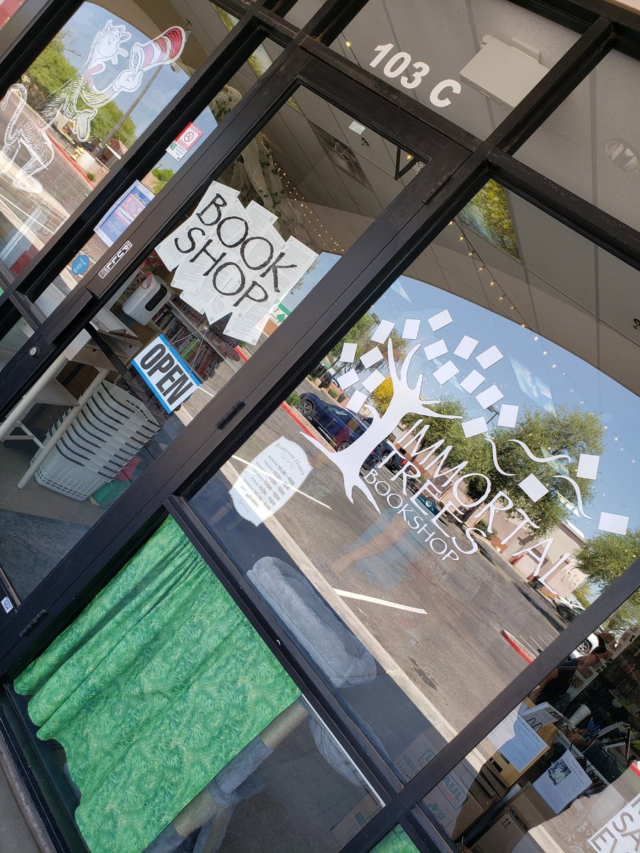 smalltoothdog's tweet photo. Took a little road trip for #IndieBookstoreDay to visit Immortal Trees Bookstore in #Avondale #Arizona https://t.co/3a7Ggi8o6i