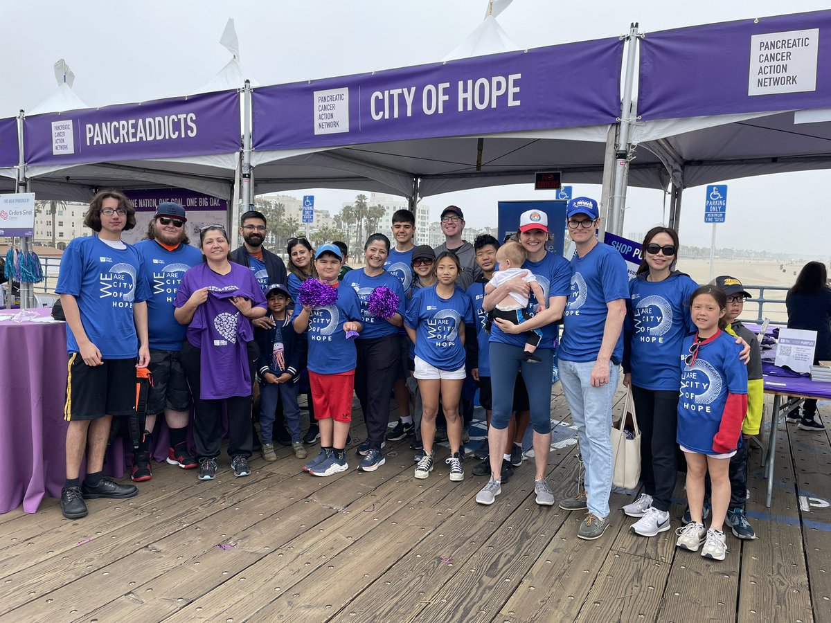 laleh_melstrom's tweet image. @cityofhope @PanCAN another great year supporting our patients battling pancreas cancer @HMcGeeMDPhD @MustafaRaoofMD @SoCalYuman not all pictured