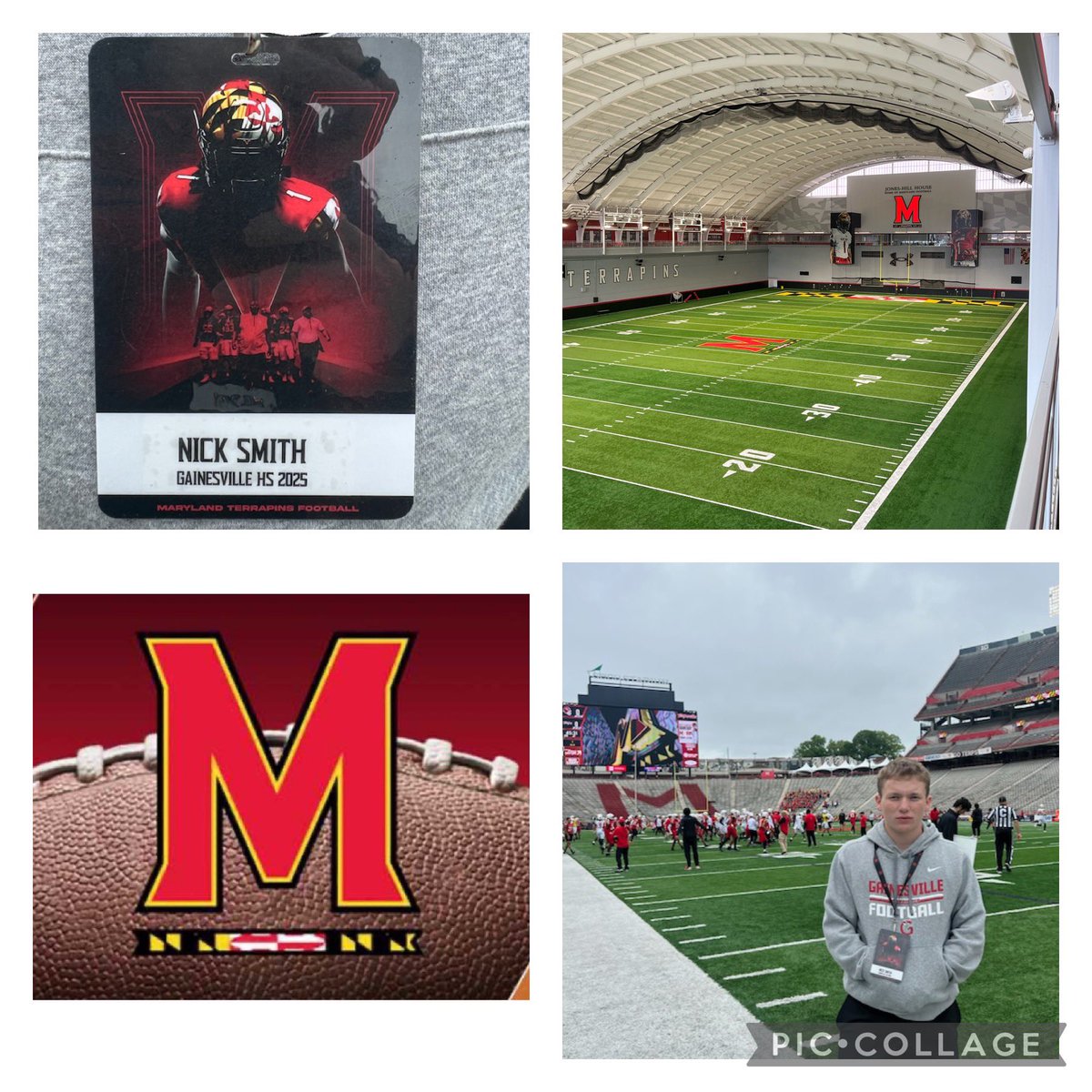 Nicholas Smith (@n1ck_smitty) on Twitter photo Amazing time <a href="/TerpsFootball/">Maryland Football</a> spring game, thank you for the invite. 🏈
<a href="/CoachBruton/">Daniel Bruton</a> <a href="/CoachLocks/">Michael Locksley</a> <a href="/TheEliteExp/">The Elite Experience</a> <a href="/GainesvilleFoo1/">Gainesville Football</a> <a href="/Velocity7v7/">Virginia Velocity</a> <a href="/lancethompson_/">Lance Thompson</a> <a href="/coachjthomas11/">James Thomas Jr</a> Amazing time <a href="/TerpsFootball/">Maryland Football</a> spring game, thank you for the invite. 🏈
<a href="/CoachBruton/">Daniel Bruton</a> <a href="/CoachLocks/">Michael Locksley</a> <a href="/TheEliteExp/">The Elite Experience</a> <a href="/GainesvilleFoo1/">Gainesville Football</a> <a href="/Velocity7v7/">Virginia Velocity</a> <a href="/lancethompson_/">Lance Thompson</a> <a href="/coachjthomas11/">James Thomas Jr</a>