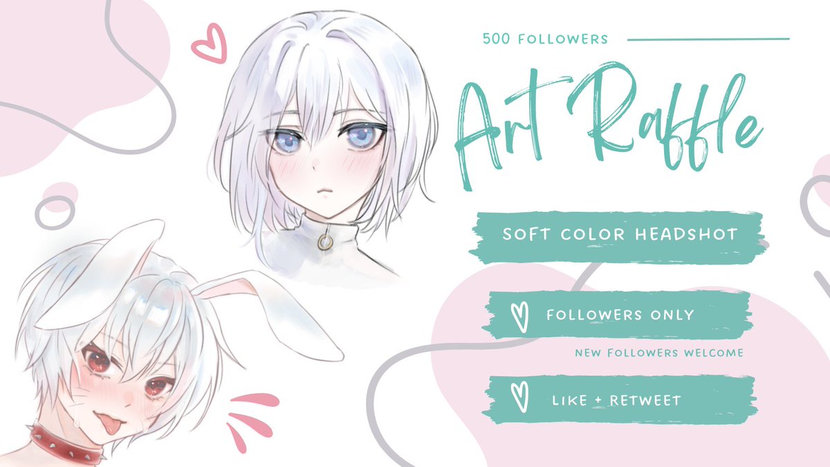 MisterCreamy's tweet image. ✨500 FOLLOWER ART RAFFLE🍦

🍦3 winners gets a soft color headshot!

🍦how to enter:
       - follow, like &amp;amp; retweet (no qrts)
       - reply w/character (optional)

🍦ends on July 4th midnight EST