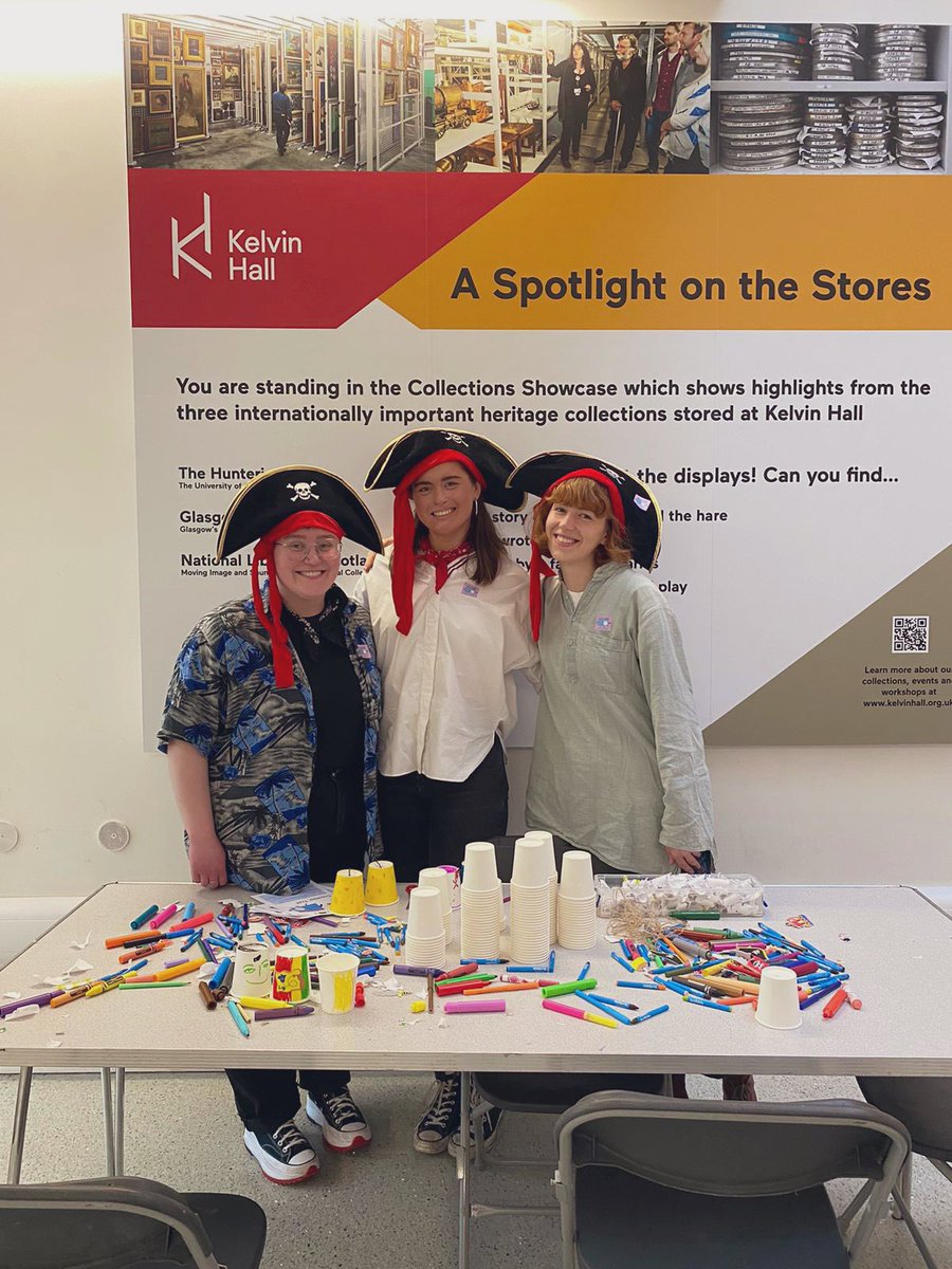 ionatytler_'s tweet photo. Had a lovely day running our pirate radio themed activities at @KelvinHall16 as part of the Museum Learning Student Takeover!  We really said: ahoy 🏴‍☠️ ✨ https://t.co/POHQZyA0cl