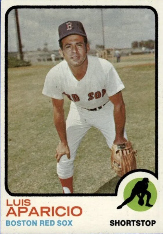 Happy Birthday to Luis Aparicio he was 1 of 4 future Hall of Famers on the 73   