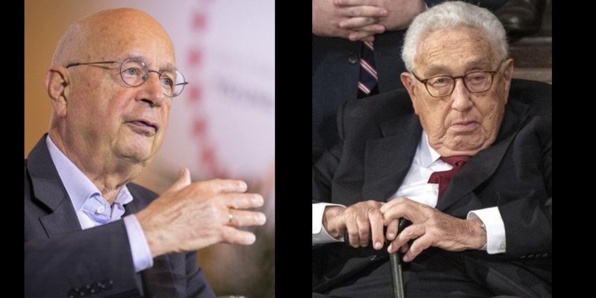 "Gıdayı kontrol eden insanları kontrol eder, enerjiyi kontrol eden kıtaları kontrol eder, parayı kontrol eden tüm dünyayı kontrol eder" 
Henry Kissinger 
(Klaus Schwab'ın akıl hocası)