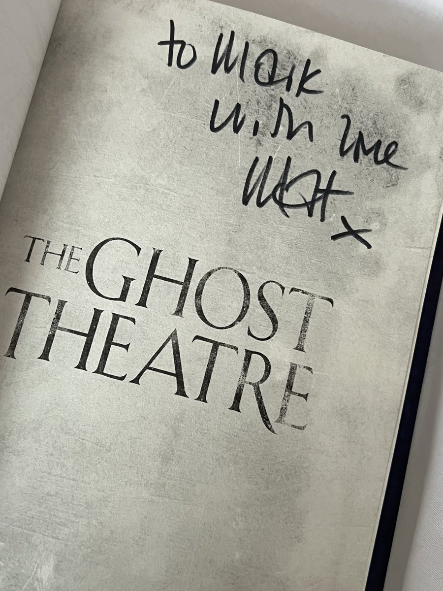 what could be better than an autographed copy of #TheGhostTheatre by @matosman  . . . . ?

how about a personalised autographed copy . . . . !?!

another artefact for the treasure chest of rock & roll memorabilia