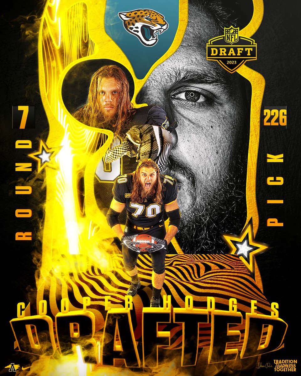 App State Football (@appstate_fb) on Twitter photo COOOOP to the <a href="/Jaguars/">Jacksonville Jaguars</a>!
Congrats <a href="/supercooper43/">Cooper Hodges</a> on becoming the latest Mountaineer in the NFL!
#GoApp #AppStateNFL COOOOP to the <a href="/Jaguars/">Jacksonville Jaguars</a>!
Congrats <a href="/supercooper43/">Cooper Hodges</a> on becoming the latest Mountaineer in the NFL!
#GoApp #AppStateNFL