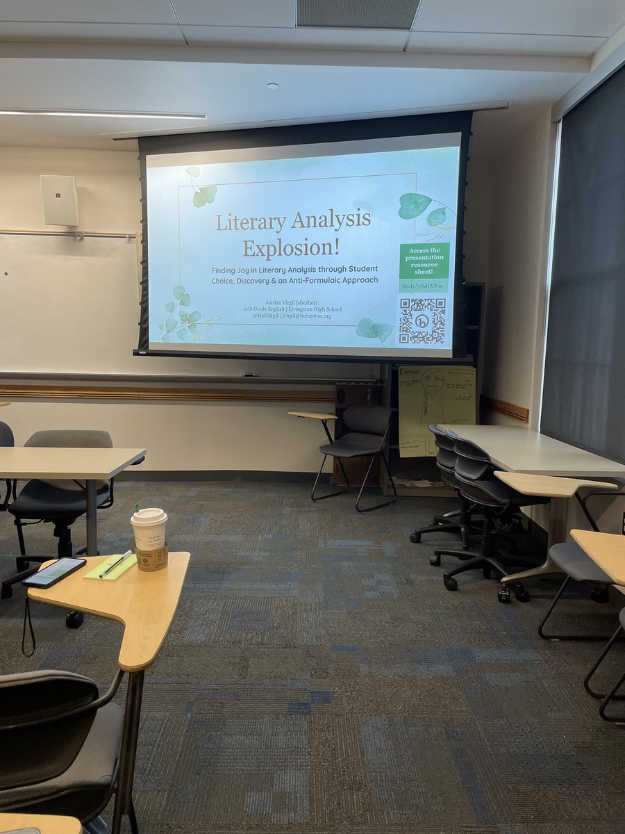 KaysMoKays's tweet photo. Thanks @njcte and @as_king_ for the inspiration and thoughtful words! I can’t wait to explore all of these new ideas for my classrooom. #ELA #englishteacher #NJCTE https://t.co/CFl4QgXRPM