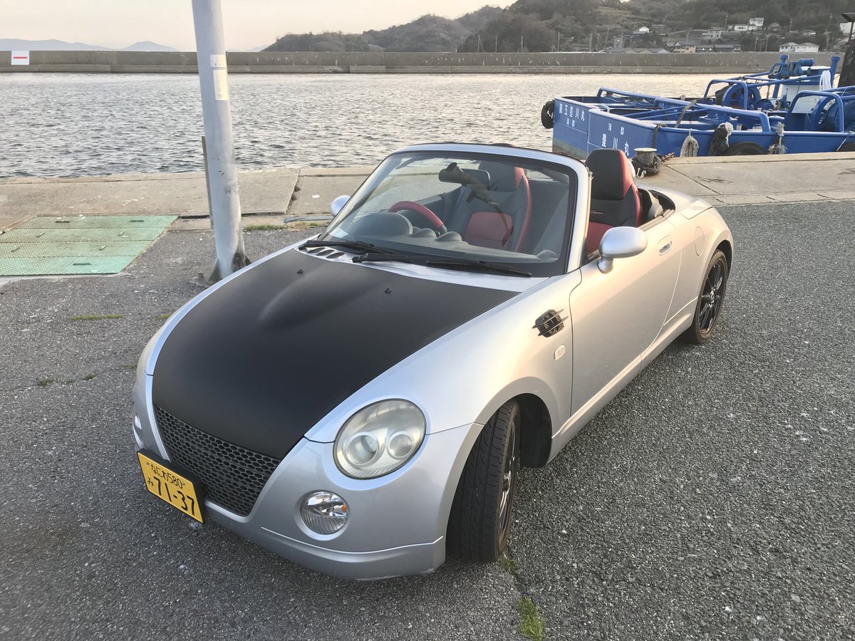 bg_pelz's tweet photo. 昔のセカンドカー  コペン😋😋😋

又乗りたいような🙄🙄🙄

今度はマニュアルがいい🤗 https://t.co/4zO9J8Ftwn