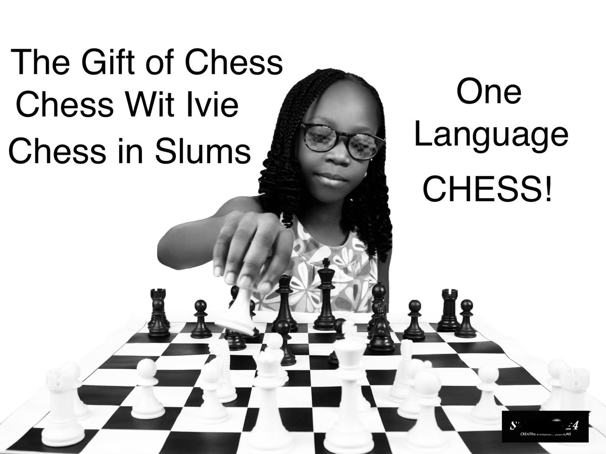 chesswitivie's tweet photo. Chess spoken as one language: Échecs parlés comme une seule langue. #40Now #thegiftofchess #chessinslums #fide https://t.co/9ckIxUhsyT