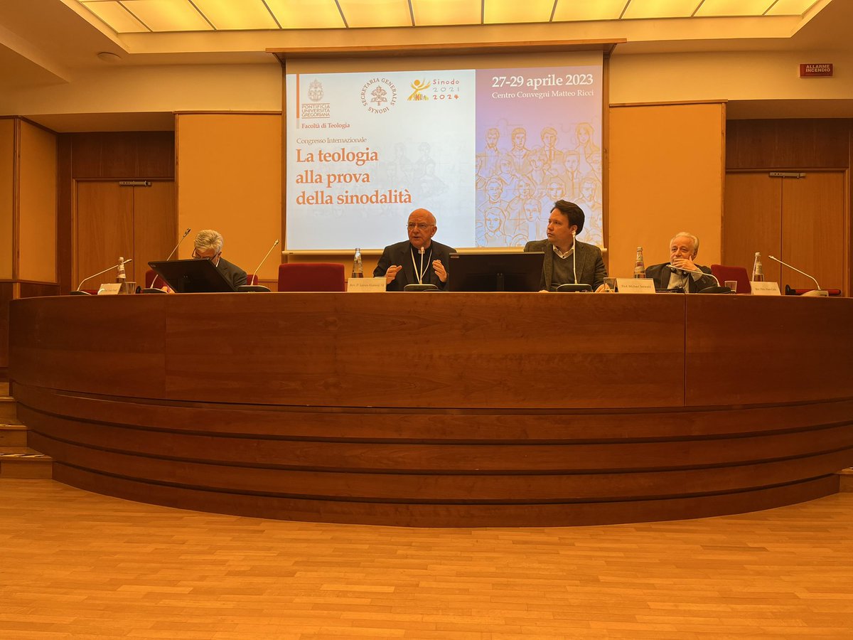 rafluciani's tweet photo. Images of the international conference on "Theology Responding to the Challenge of Synodality" @UniGregoriana
@Synod_va #PUGsynodality #Gregoriana ➡️ https://t.co/oUYKEHZKFh https://t.co/J5JpLbWnrl