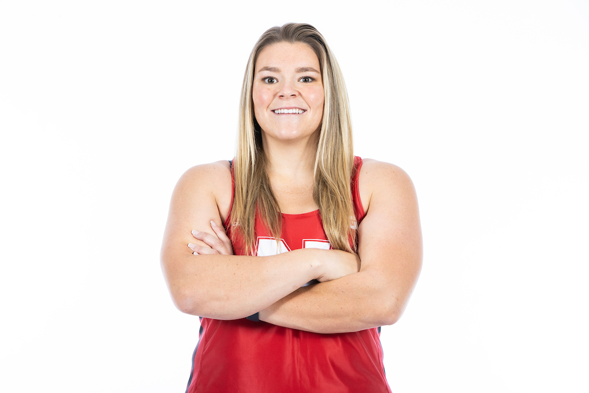 HuskerTFXC's tweet photo. Taylor's on the rise‼️

Latimer hit 205-3 (62.56m) in the hammer throw to place 3rd &amp; move up to No. 2 in school history! https://t.co/1JnqiENiyW