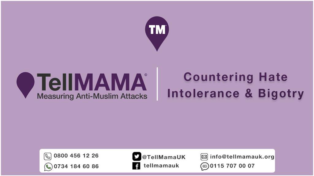 TellMamaUK's tweet photo. We are already seeing an increase in anti-Muslim hate and antisemitism here in the UK following the appalling events in Israel-Palestine.

This is **not** acceptable. Report in anti-Muslim hatred or Islamophobia to us &amp; we can assist. Report in antisemitism to @CST_UK https://t.co/uwJxYt5eY3