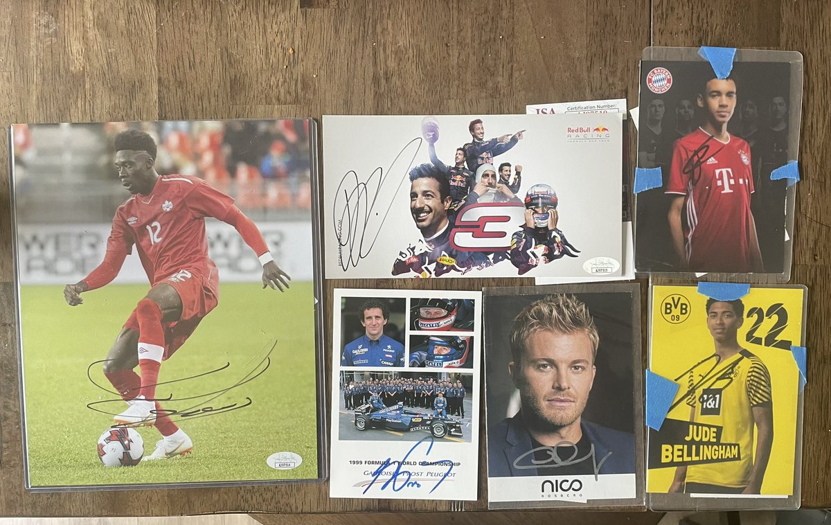 Shoutout <a href="/yungjoshi/">Josh</a> and <a href="/jcutlersburner/">JayCutlersBurner</a> for the autos!  All certified by JSA today!